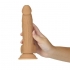 Naked Addiction 8in Dual Density Dildo Caramel - Realistic Dildos & Dongs