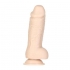 Addiction 100% Roman 8in Silicone Collection Beige - Realistic Dildos & Dongs