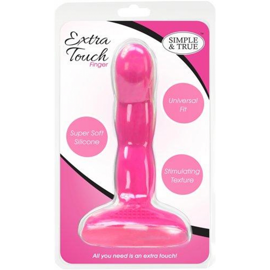 Extra Touch Finger Dong Pink - G-Spot Dildos