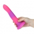 Rave Addiction 8in Glow In The Dark Dildo Pink/purple - Realistic Dildos & Dongs
