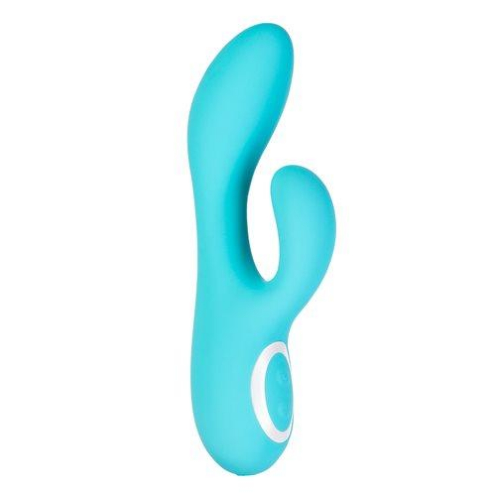 Wonderlust St Tropez Silicone Dual Explorer Teal - Rabbit Vibrators