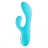 Wonderlust St Tropez Silicone Dual Explorer Teal - Rabbit Vibrators