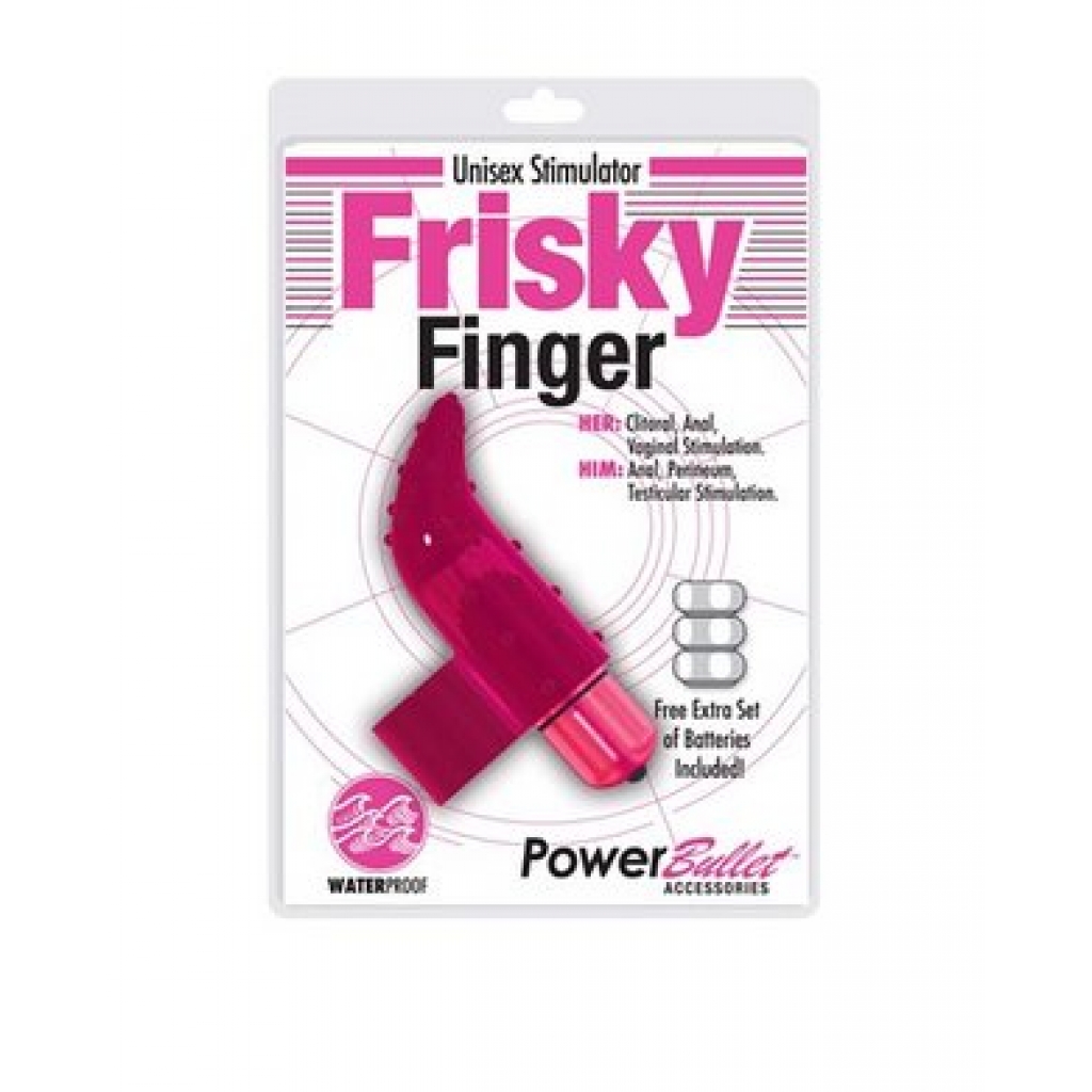 Frisky Finger Pink Vibrator - Finger Vibrators