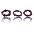 Beaded Cockrings 3 Pieces Pack Black - Cock Ring Trios