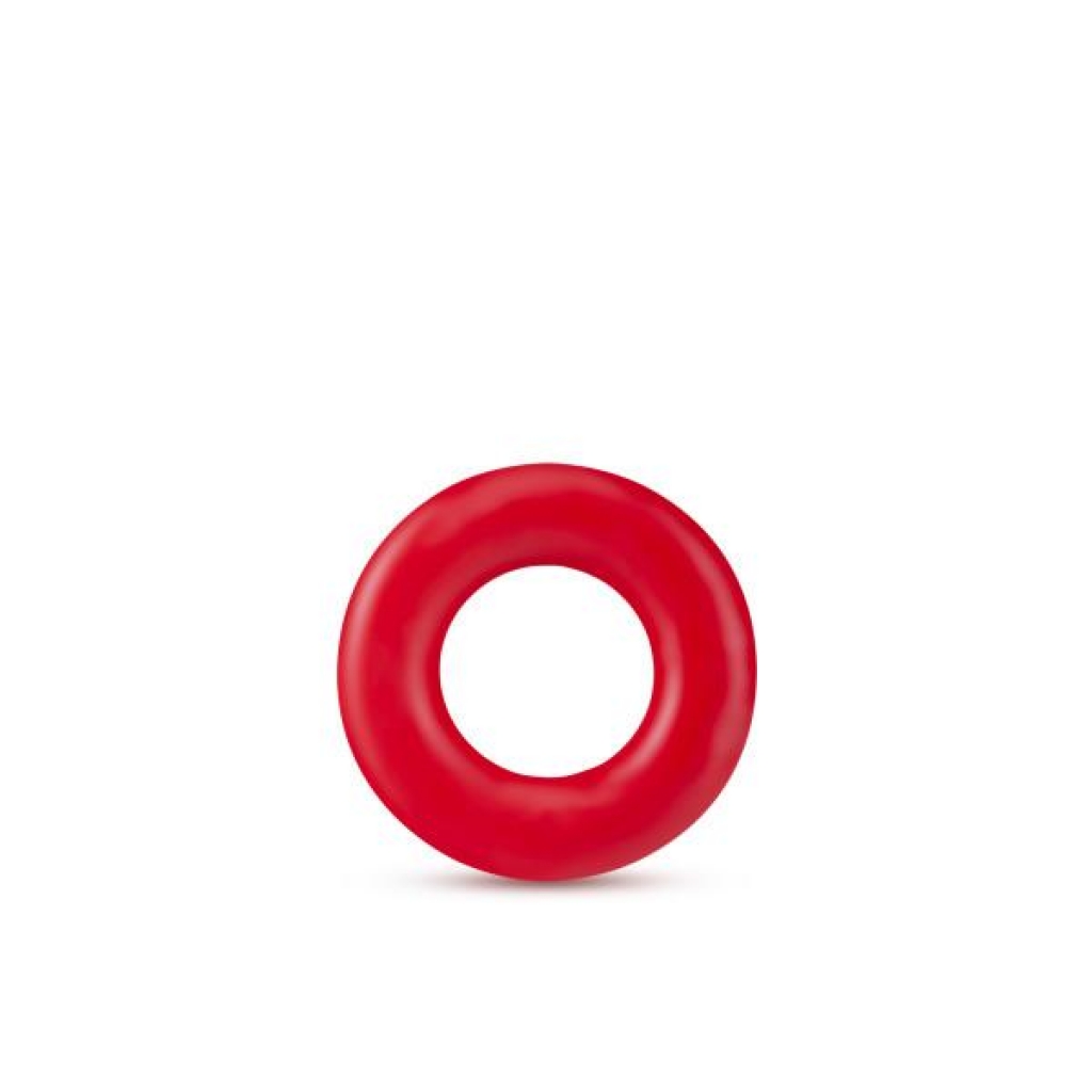 Stay Hard Donut Rings Red Pack Of 2 - Classic Penis Rings