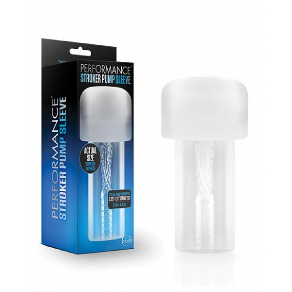Performance Stroker Pump Sleeve Clear - Penis Pump Accessories