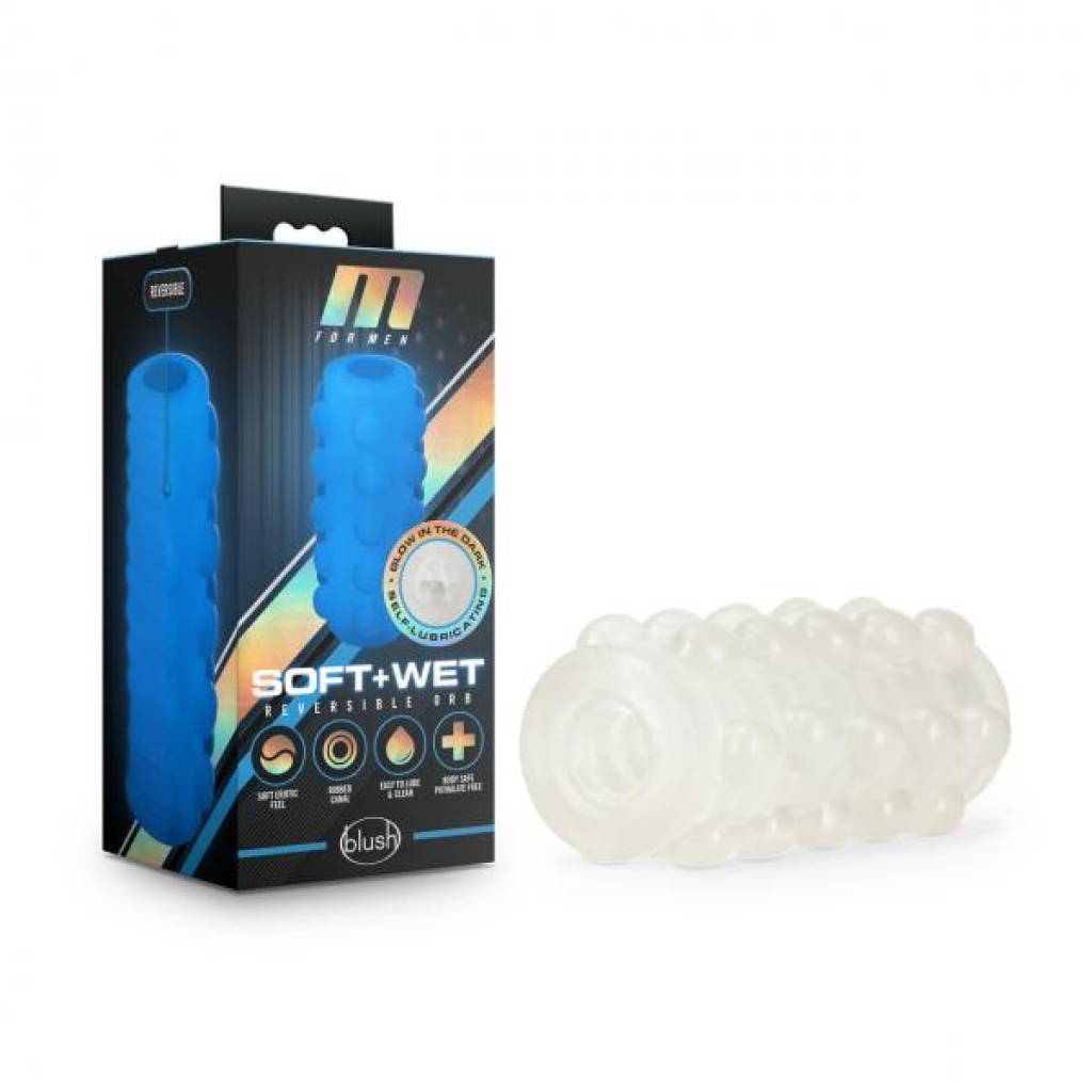 M For Men Soft & Wet Orb Frosted - Masturbation Sleeves