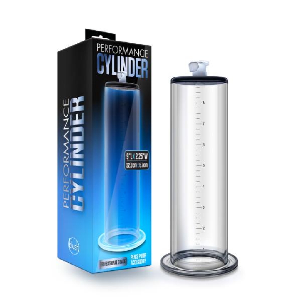 Performance 9 In X 2.25 In Penis Pump Cylinder Clear - Penis Pump Accessories