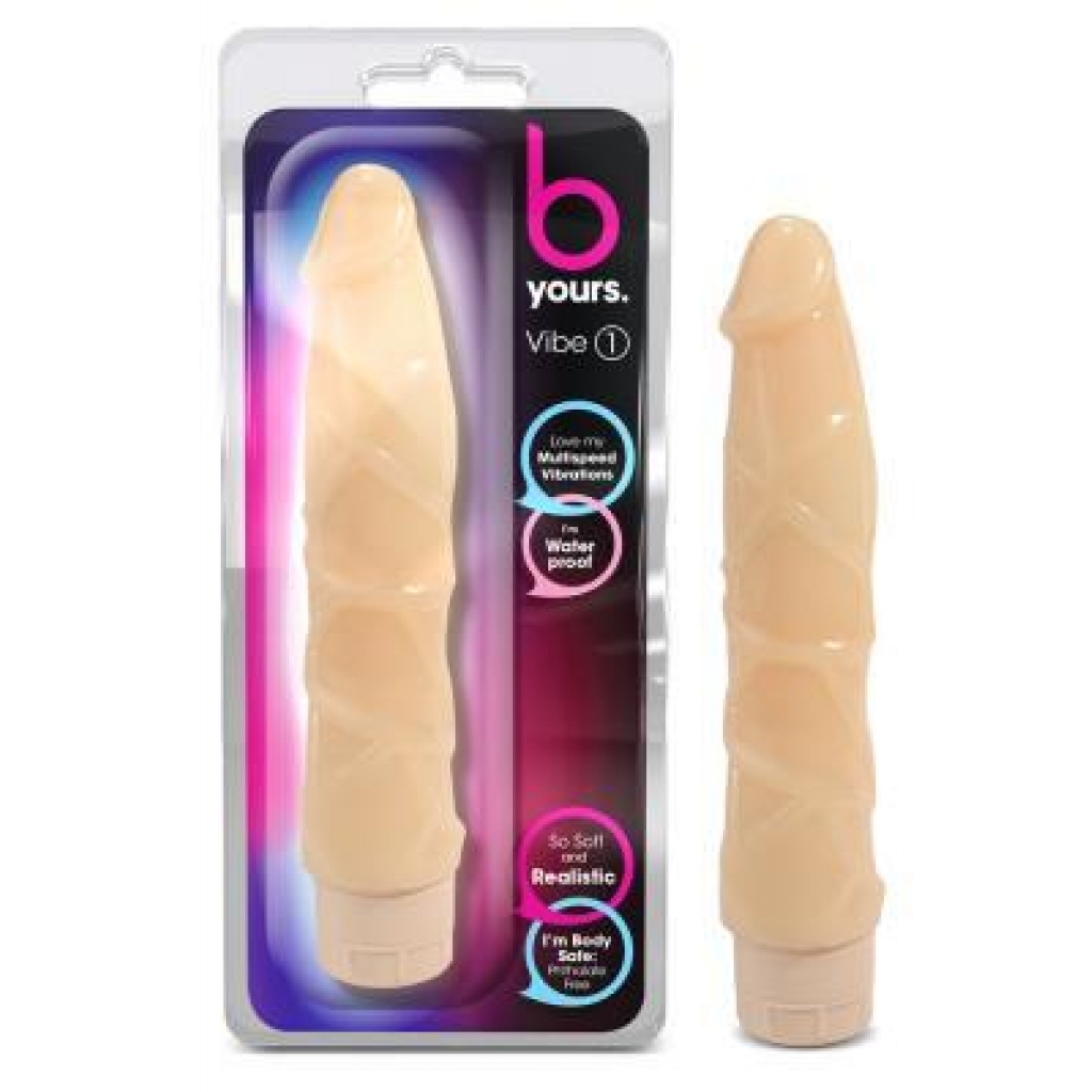 Cock Vibe 1 Beige Realistic Dildo - Realistic