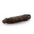 Dr. Skin Cock Vibe 1 - 9 Inch Chocolate Brown Realistic Dildo