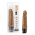 Dr. Skin Cock Vibe 3 7.25 inches Vibrating Dildo Mocha Tan - Realistic