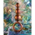 Anal Adventures Matrix Beaded Loop Plug Copper - Anal Beads