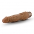 Dr Skin Cock Vibe #4 Mocha Brown Vibrating Dildo - Realistic