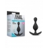 Anal Adventures Wave Plug Black - Anal Plugs