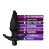 Anal Adventures Vibrating Plug Black - Anal Plugs