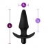 Anal Adventures Vibrating Plug Black - Anal Plugs