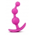 Luxe Be Me 3 Fuchsia Anal Beads