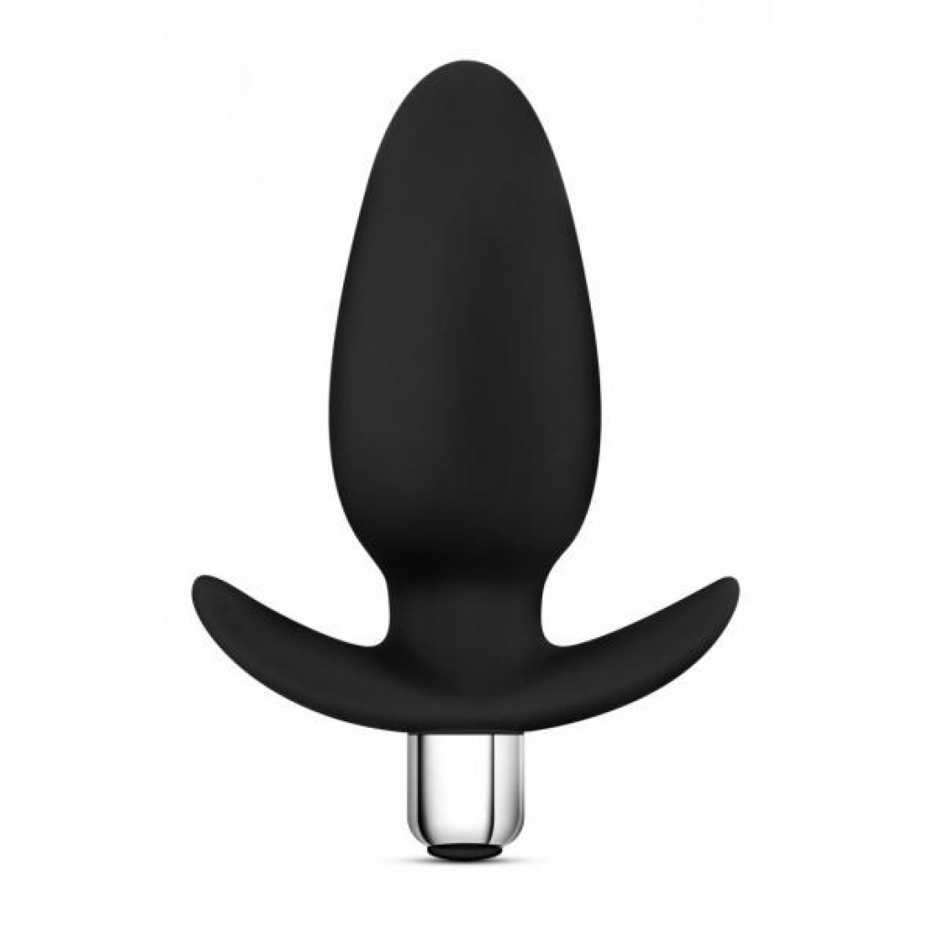 Luxe Little Thumper Black Vibrating Plug - Anal Plugs