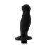 Anal Adventures Platinum Silicone Vibrating Prostate Massager 02 Black - Prostate Toys