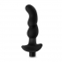 Anal Adventures Platinum Silicone Vibrating Prostate Massager 03 Black - Prostate Toys