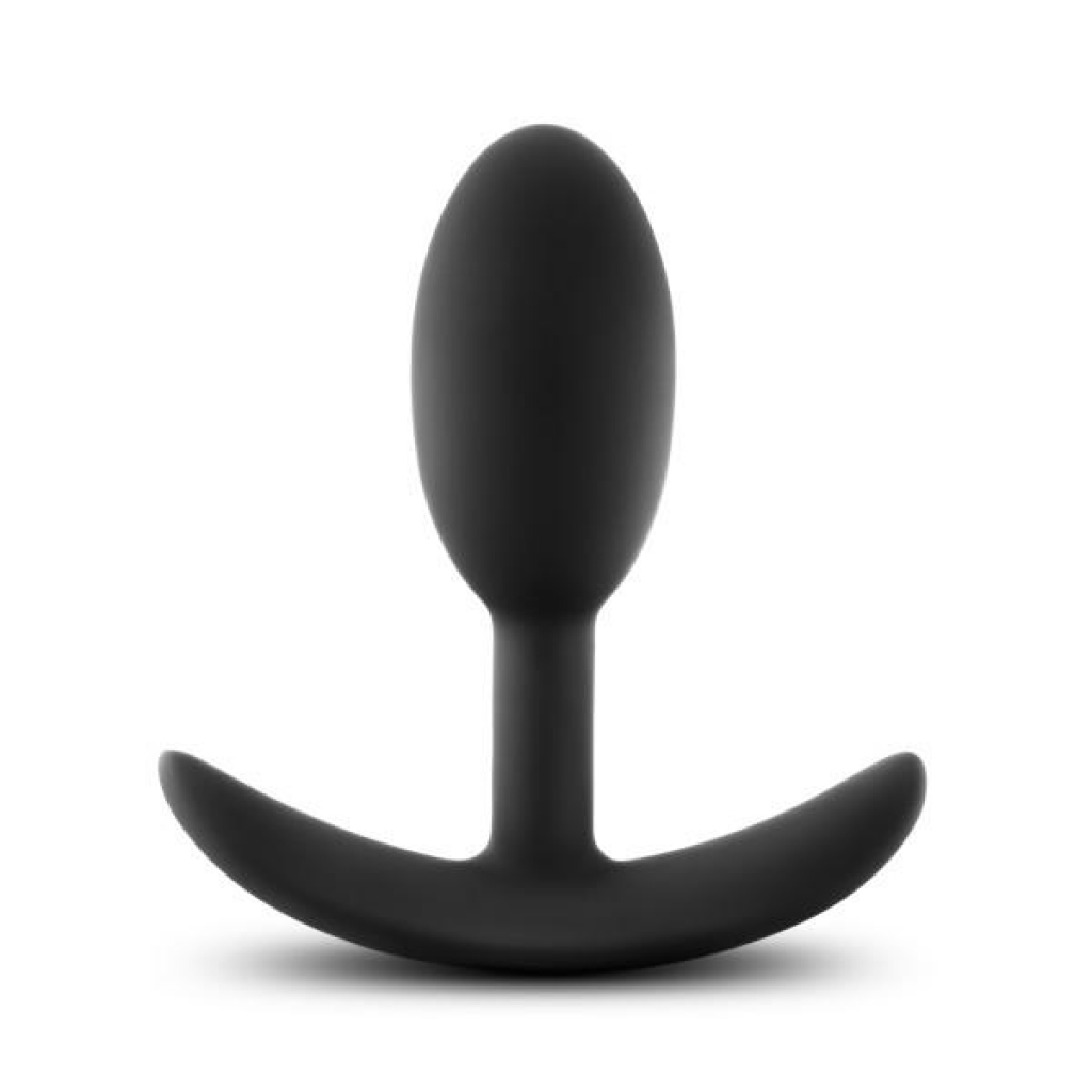 Luxe Wearable Vibra Slim Plug Small Black - Anal Plugs