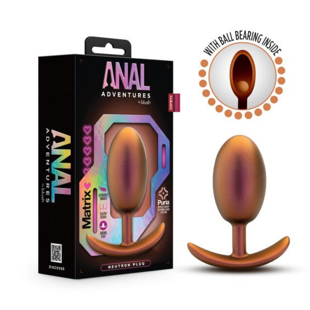 Anal Adventures Matrix Neutron Plug Cosmic Copper - Anal Plugs