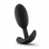 Luxe Wearable Vibra Slim Plug Medium Black - Anal Plugs