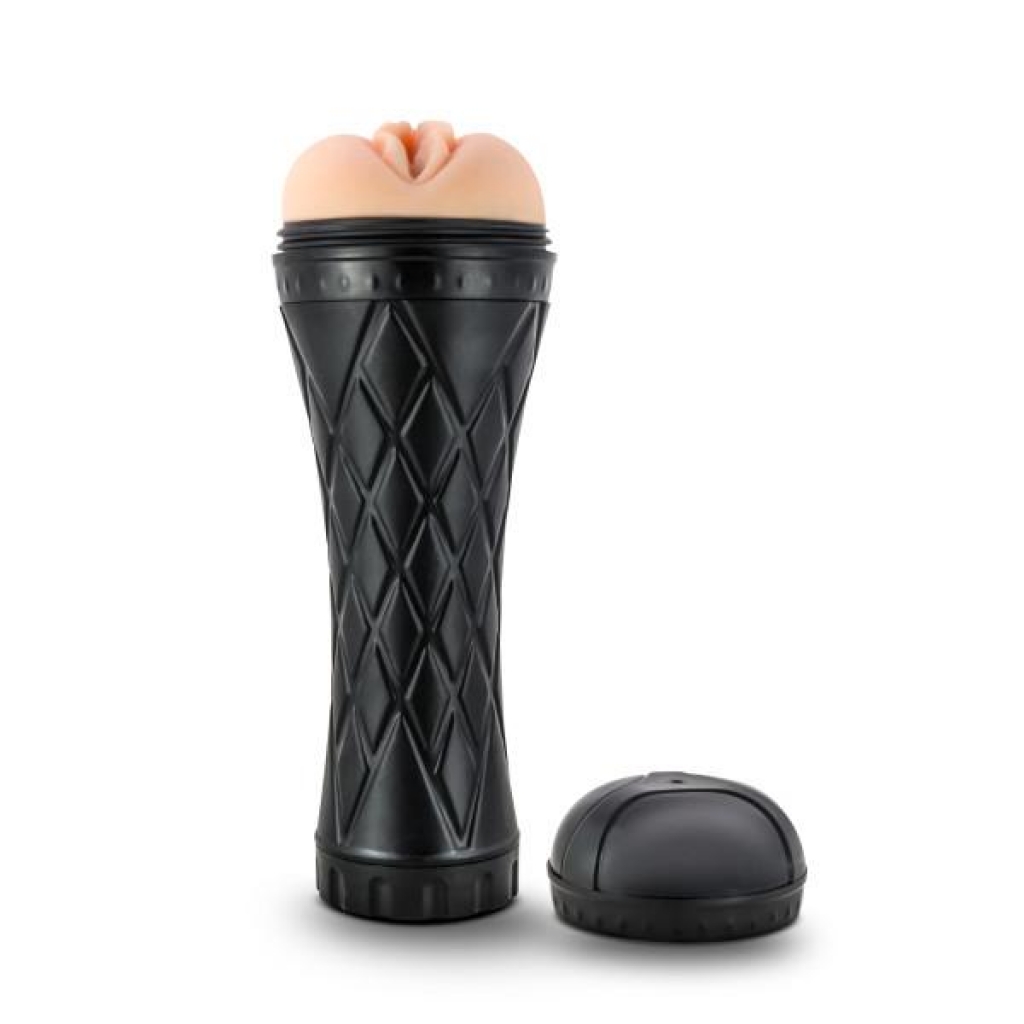 M For Men The Torch Pussy Vanilla Beige Stroker - Pocket Pussies