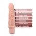 Dr. Skin Silicone Dr. Robert 7 In Vibrating Dildo Beige - Realistic