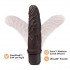 Dr. Skin Silicone Dr. Robert 7 In Vibrating Dildo Brown - Realistic