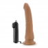 Dr. Skin 8.5 inches Vibrating Realistic Cock Mocha - Realistic