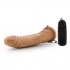 Dr. Skin 8.5 inches Vibrating Realistic Cock Mocha - Realistic