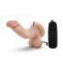 Dr. Ken 6.5-Inch Vibrating Cock with Suction Cup - Beige