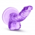 Naturally Yours 4 inches Mini Cock Purple Dildo - Realistic Dildos & Dongs