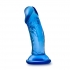 B Yours Sweet N' Small 4in Dildo W/ Suction Cup Blue - Realistic Dildos & Dongs