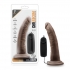 Dr Dave 7 inches Vibrating Cock Suction Cup Brown - Realistic