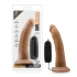 Dr Dave 7 inches Vibrating Cock Suction Cup Tan - Realistic