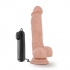 Dr. Tim 7.5 inches Vibrating Cock, Suction Cup Beige - Realistic