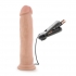 Dr. Throb 9.5 inches Vibrating Cock, Suction Cup Beige - Realistic