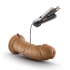 Dr Joe 8 inches Vibrating Cock with Suction Cup Tan - Realistic