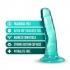 B Yours Plus Hard N Happy Teal - Realistic Dildos & Dongs