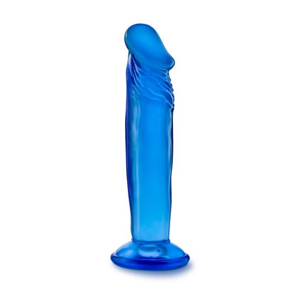 Sweet N Small 6 inches Dildo with Suction Cup Blue - Realistic Dildos & Dongs