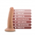 Dr. Skin Plus 5in Poseable Dildo - Vanilla