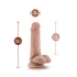 Dr. Skin Dr. Jeffrey 6.5in Dildo W/ Balls Beige - Realistic Dildos & Dongs