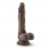 Mr Skin Stud Muffin 8.5 inches Chocolate Brown Dildo - Realistic Dildos & Dongs