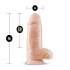Dr Skin Dr Chubbs 10 inches Beige Dildo - Realistic Dildos & Dongs