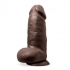 Au Naturel Chub 10in Dildo Chocolate - Realistic Dildos & Dongs