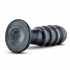 Jet Bruiser Carbon Metallic Black Butt Plug - Anal Plugs