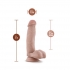 Dr. Skin Dr. Mark 7in Dildo W/ Balls Beige - Realistic Dildos & Dongs