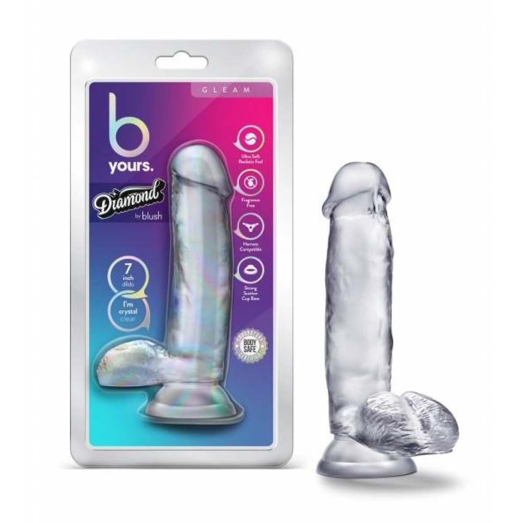 B Yours Diamond Gleam Clear - Realistic Dildos & Dongs